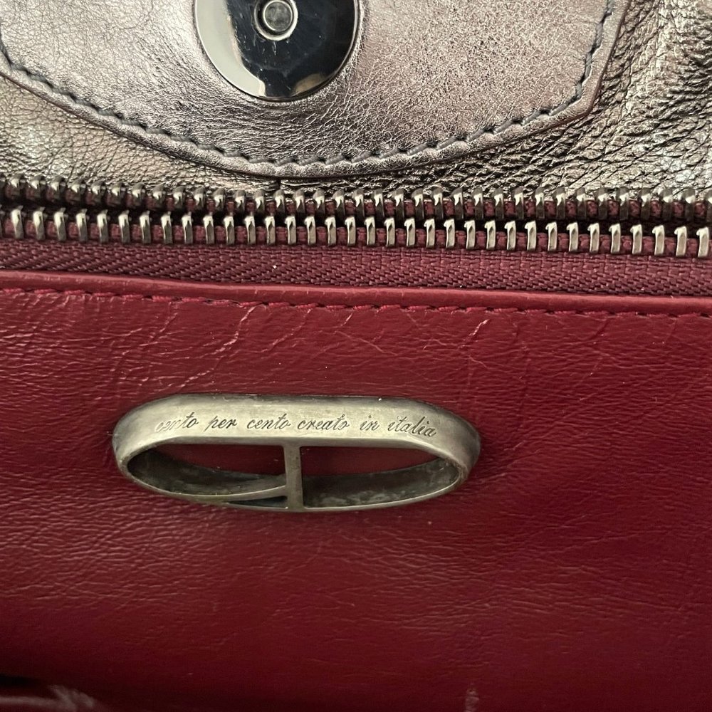 JT ITALIA LH Clutch metallic Goat Leather - Picture 11 of 12